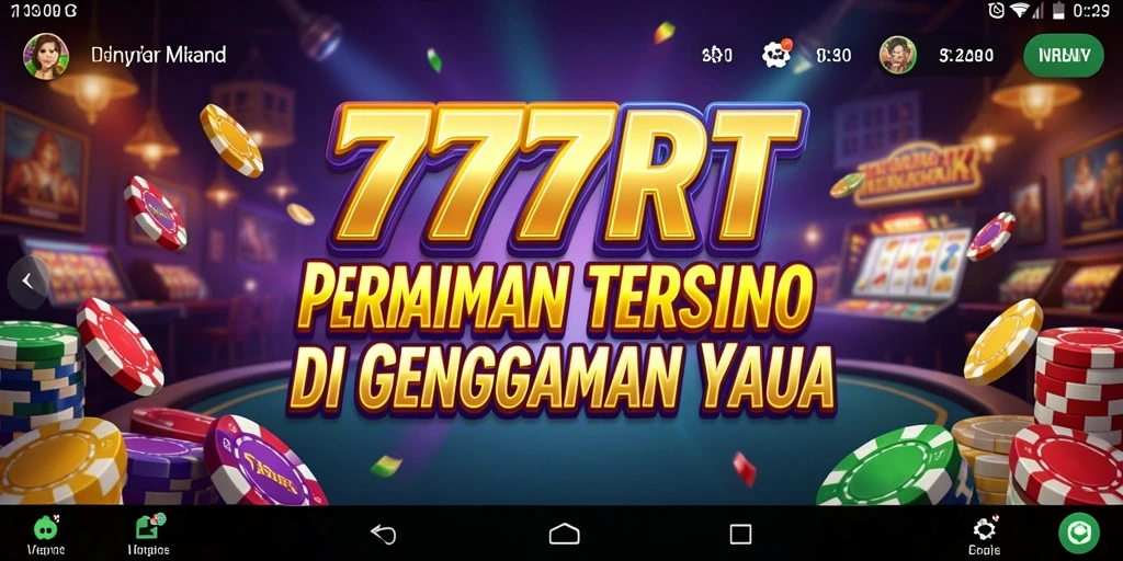 Tangkapan layar 777RT menampilkan gameplay Kasino yang mendebarkan.