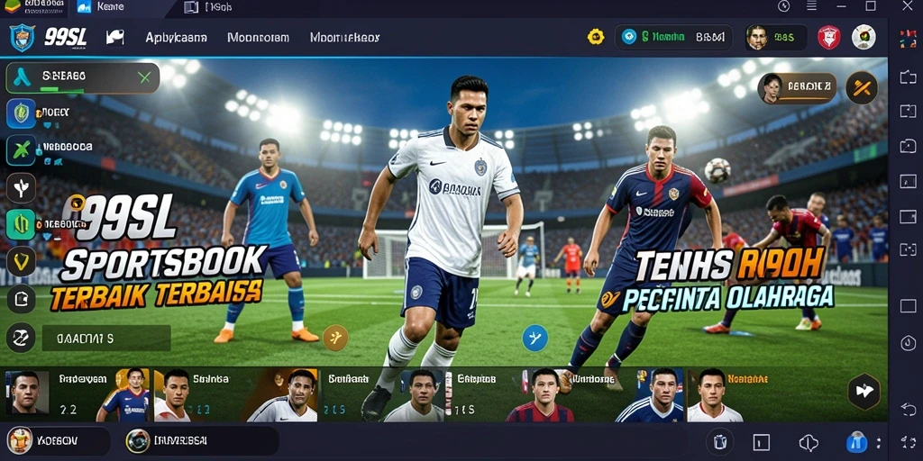 Tampilan gameplay 99SL dengan berbagai pilihan taruhan olahraga.