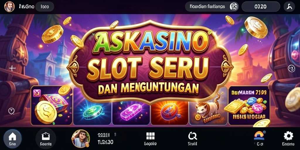 Screenshot dari gameplay Slot ASKASINO menampilkan momen menang yang seru.