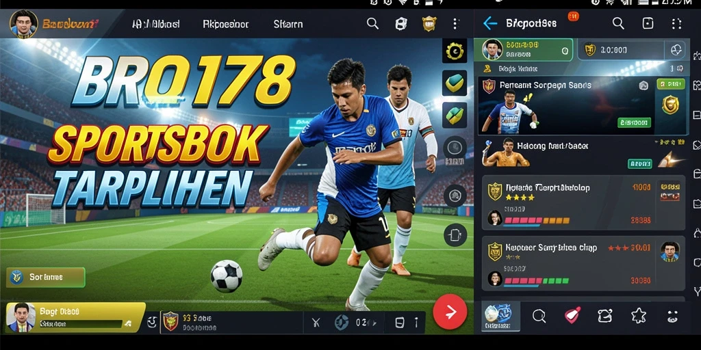 Tampilan gameplay Sportsbook yang menarik di BRO178.