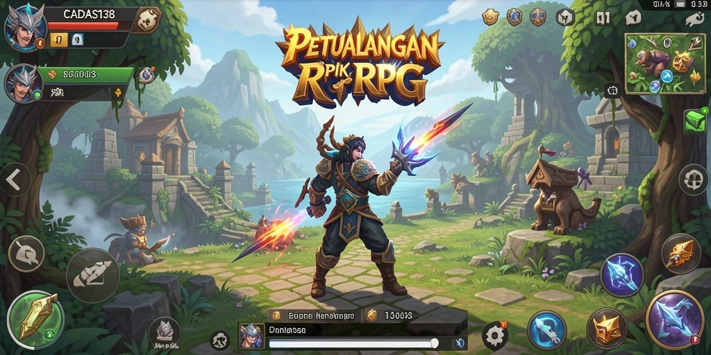 Screenshot menampilkan pertarungan mendebarkan dalam <strong>CADAS138</strong> dengan latar belakang yang menakjubkan.