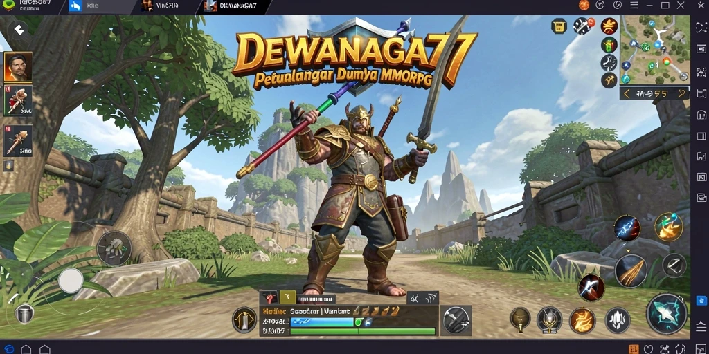Gameplay seru DEWANAGA77 di dunia MMORPG yang luas dan menantang.