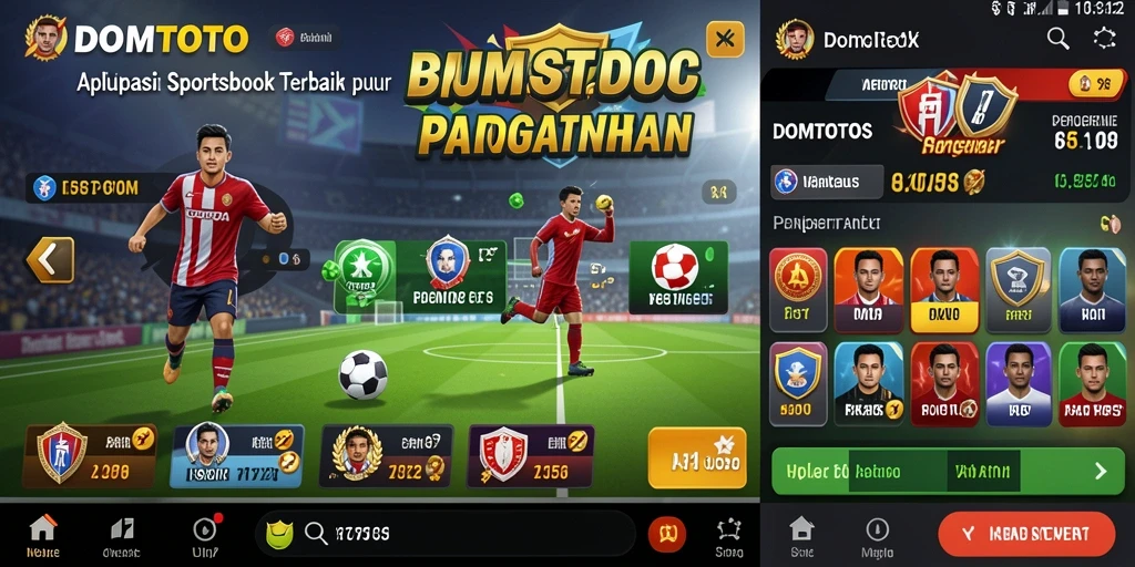 Screenshot gameplay <strong>DOMTOTO</strong> menampilkan taruhan olahraga yang mengasyikkan.