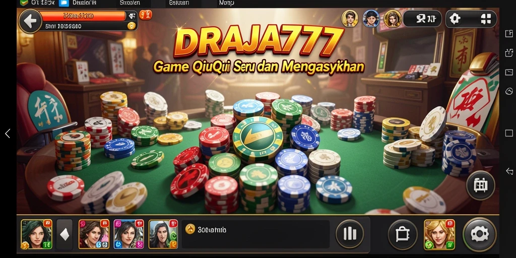 Tampilan gameplay menarik dari DRAJA777 QiuQiu.