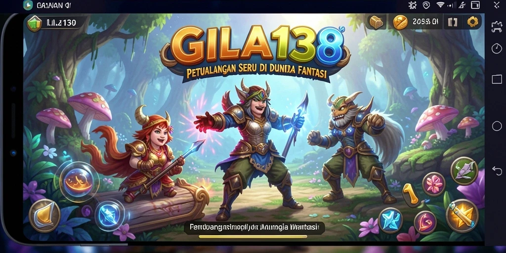 Screenshot GILA138 menunjukkan aksi mendebarkan dalam petualangan.