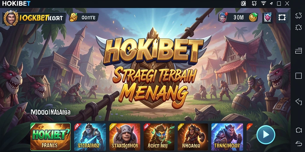 Tampilan screenshot HOKIBET yang menunjukkan aksi permainan strategi yang intens.