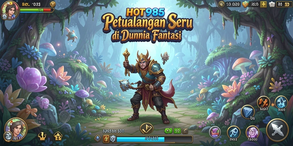 Screenshot gameplay HOT985 menampilkan aksi mendebarkan di dunia petualangan.