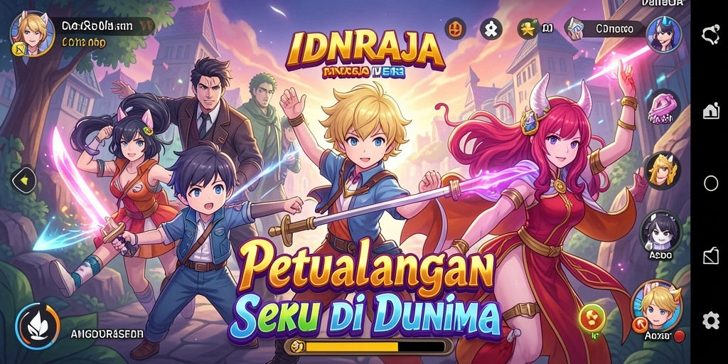 Screenshot menunjukkan karakter anime dalam aksi pertarungan yang menegangkan.