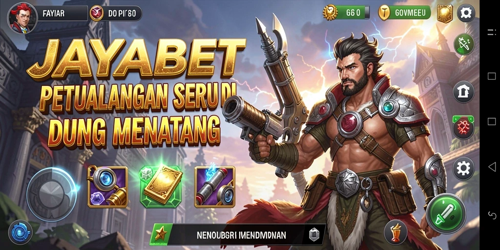 Tampilan gameplay seru dan menantang di JAYABET.