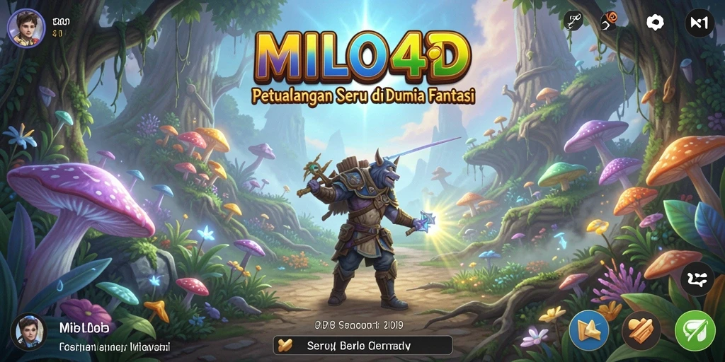 Tampilan gameplay petualangan yang memukau dari MILO4D.