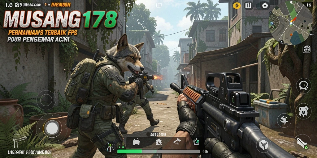 Gameplay mendebarkan dan grafis detail di MUSANG178.