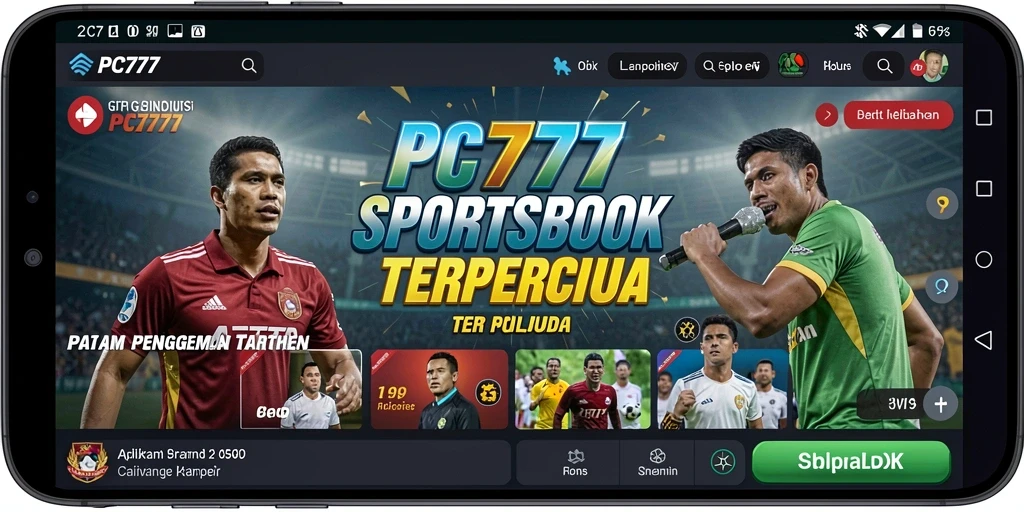 Tampilan gameplay menarik dari aplikasi sportsbook PC777.