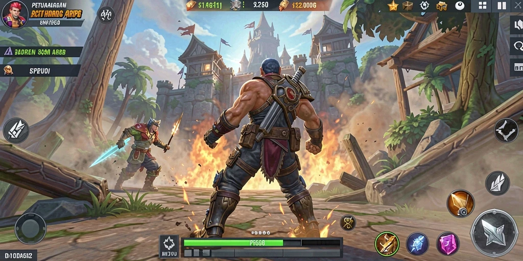 Tampilan gameplay PGG68 menampilkan aksi seru di dunia ARPG.