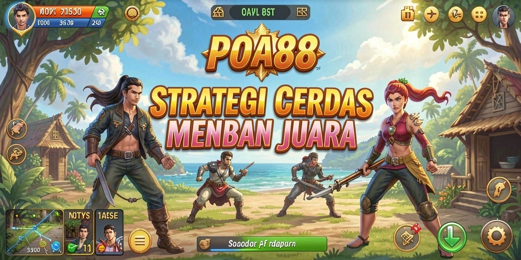 Tampilan gameplay POA88 yang menarik dengan strategi yang mendalam.