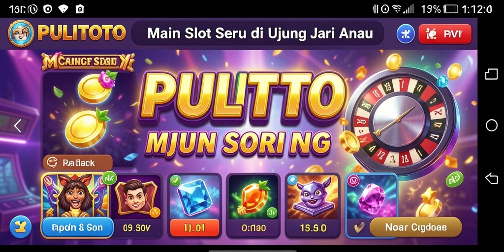 Tampilan gameplay PULITOTO yang seru dan mendebarkan.