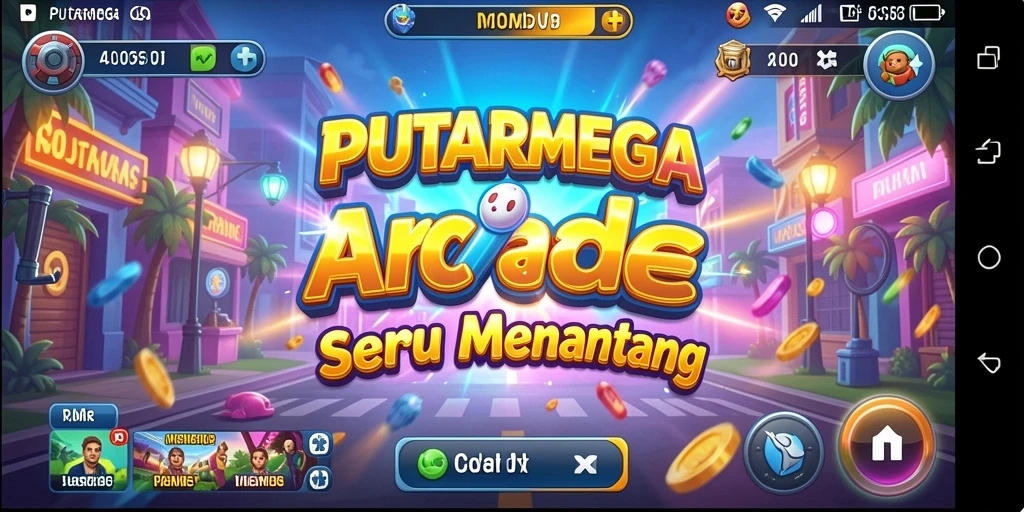 Screenshot gameplay PUTARMEGA yang menunjukkan tantangan seru dalam permainan.