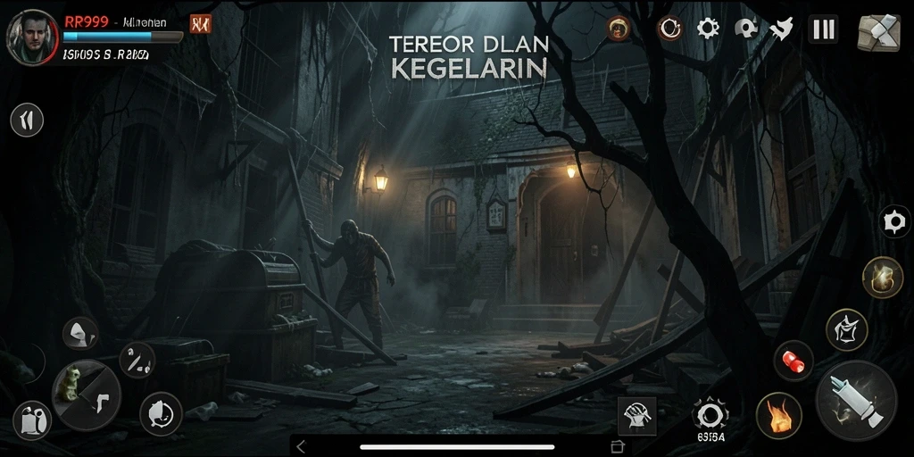 Gameplay mencekam dari RR999 dengan suasana Horror yang mendalam.