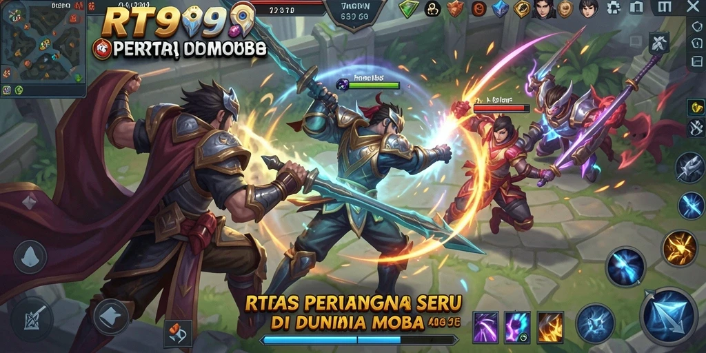 Tampilan gameplay seru dan strategis dari RT99.