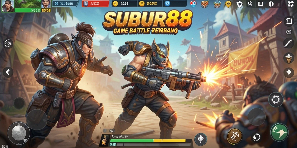 Gameplay seru di SUBUR88 dengan aksi Battle Royale yang mendebarkan.