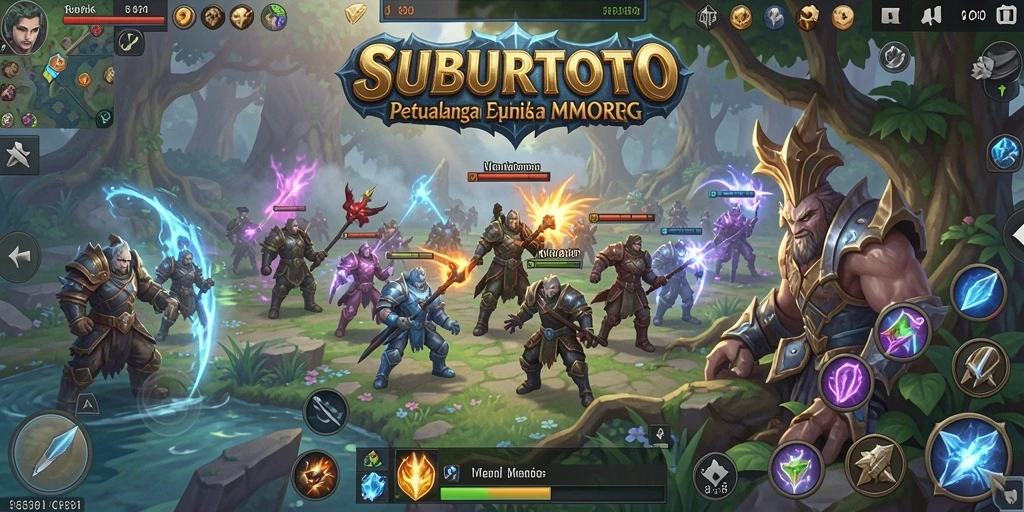 Tampilan gameplay epik dalam dunia SUBURTOTO yang memukau.