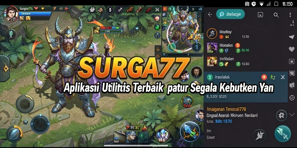 Tampilan antarmuka SURGA77 yang bersih dan intuitif.